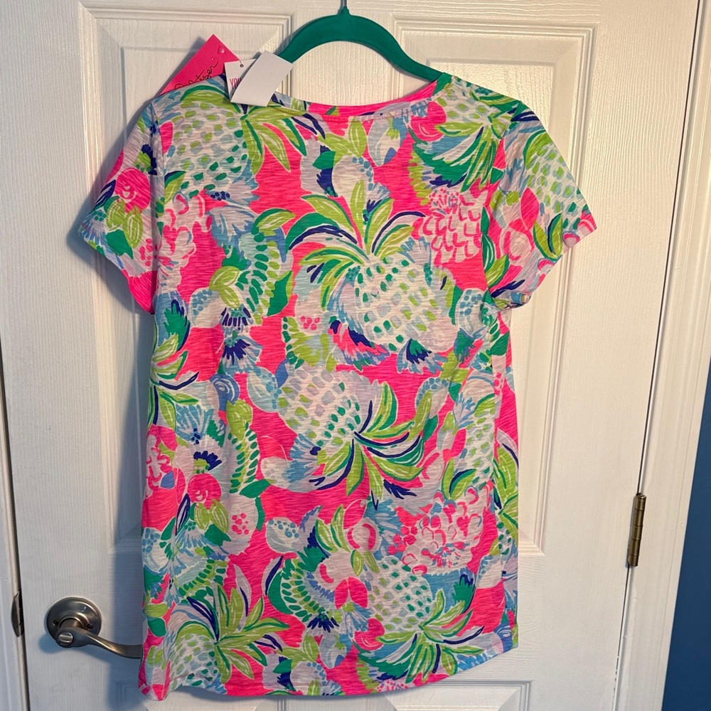 Lilly Pulitzer Vibrant Tropical Short Sleeve Tee - Picture 3 of 3